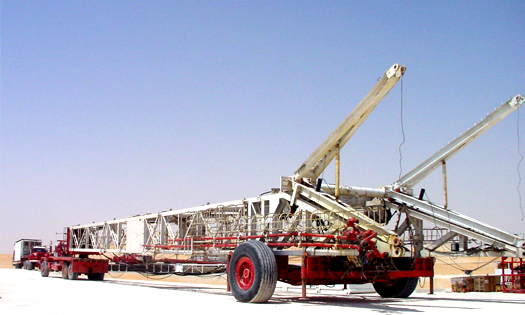 Rig Mast Moving Equipment