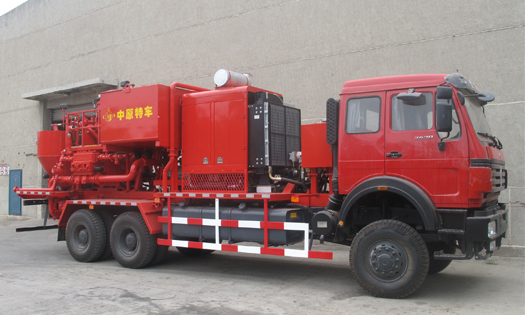 Single Pump Cementing Truck