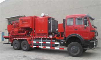 Single Pump Cementing Truck