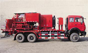 Single Pump Cementing Truck